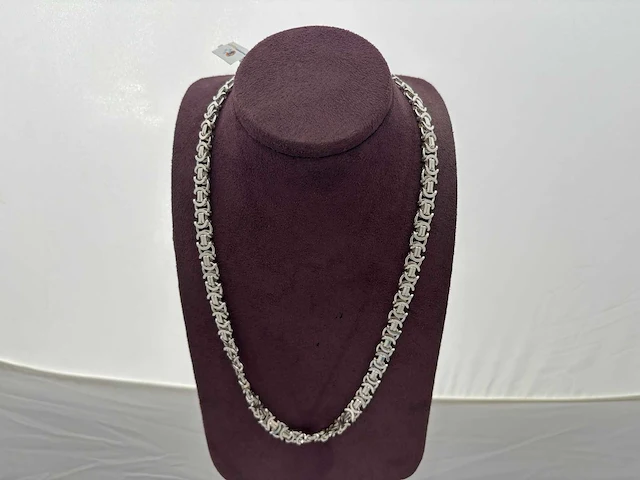 Zilveren collier - afbeelding 1 van  2