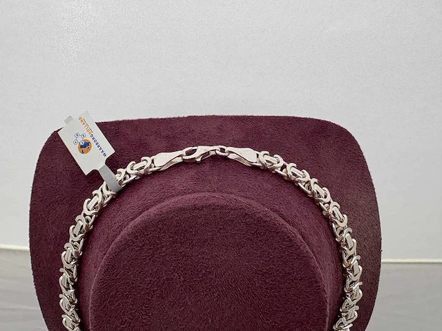 Zilveren collier - afbeelding 2 van  2