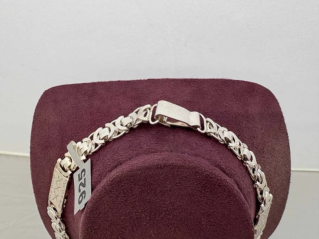 Zilveren collier - afbeelding 2 van  2