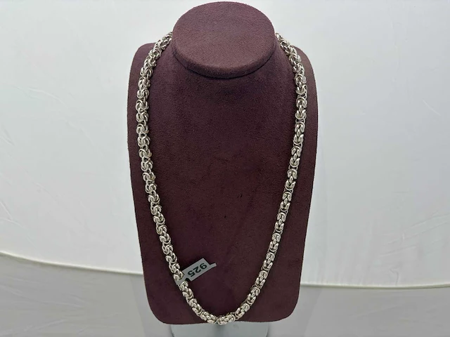 Zilveren collier - afbeelding 1 van  2