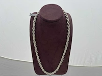 Zilveren collier - afbeelding 1 van  2