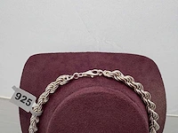 Zilveren collier - afbeelding 2 van  2