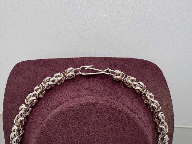 Zilveren collier - afbeelding 2 van  2