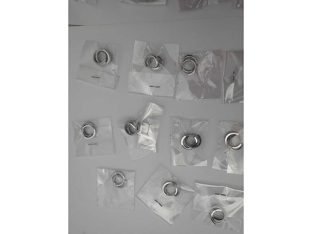 Zilveren creolen (35 paar) - afbeelding 2 van  5