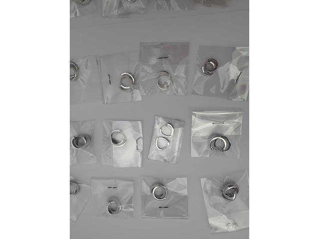 Zilveren creolen (35 paar) - afbeelding 3 van  5