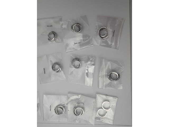 Zilveren creolen (35 paar) - afbeelding 5 van  5