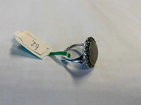 Zilveren entourage ring - afbeelding 2 van  4