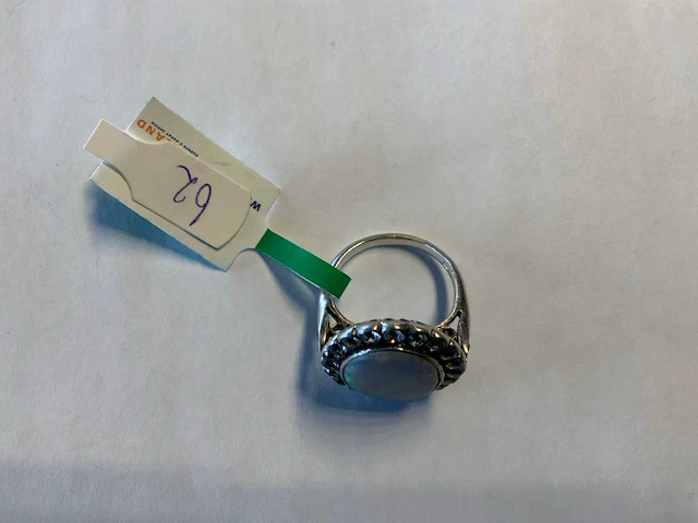 Zilveren entourage ring - afbeelding 4 van  4