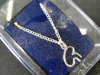 Zilveren?. hanger in cassette - afbeelding 2 van  3