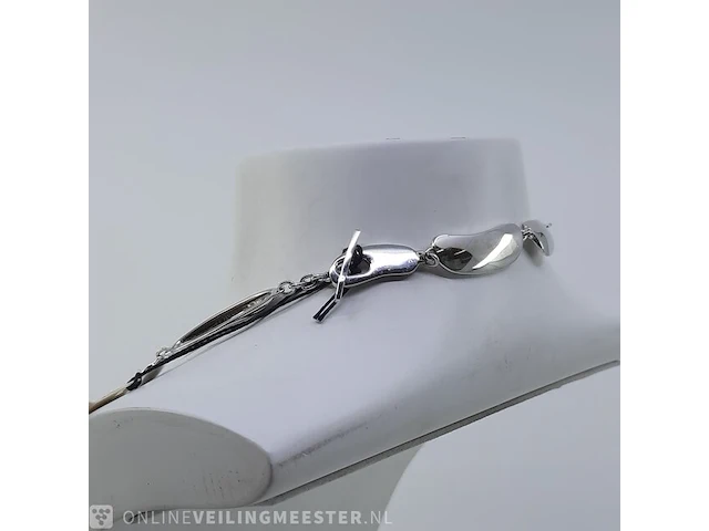 Zilveren ketting, armband en 2x ring - afbeelding 9 van  17