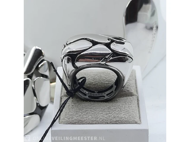 Zilveren ketting, armband en 2x ring - afbeelding 14 van  17