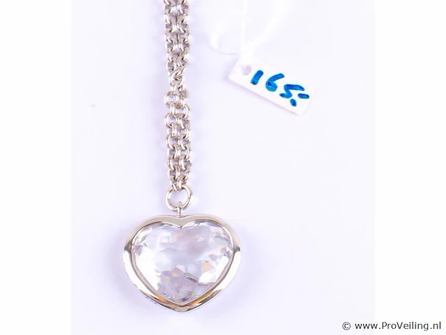 Zilveren ketting - afbeelding 1 van  4