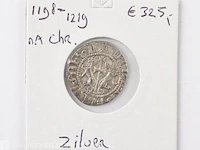 Zilveren munt armenië 1198-1219 na christus