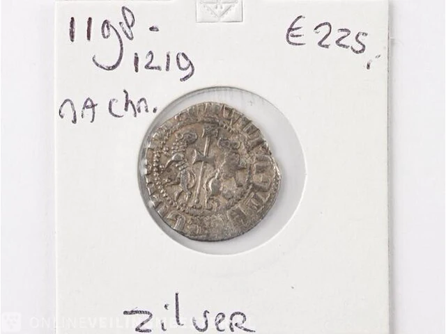 Zilveren munt armenië 1198-1219 na christus - afbeelding 1 van  2
