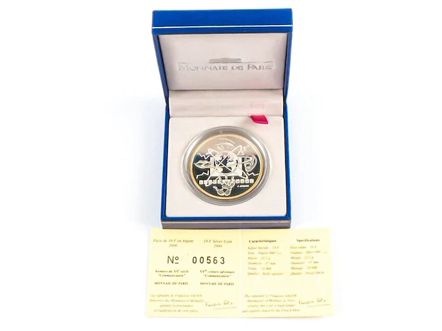 Zilveren munt frankrijk (22,2 gram) - afbeelding 1 van  1
