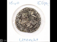 Zilveren munt utrecht 1640