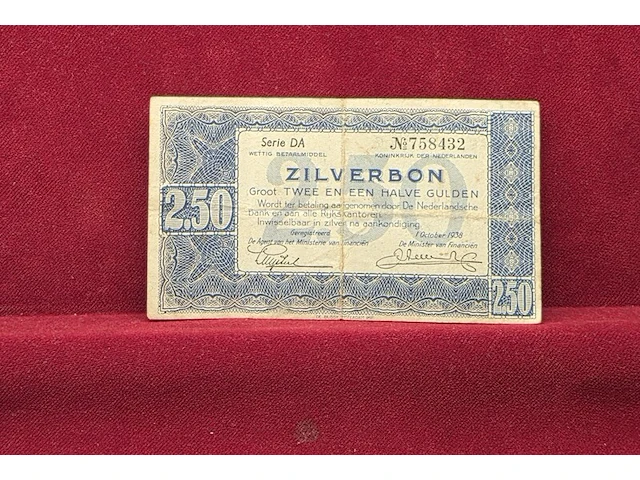 Zilveren munten & bankbiljetten nederland - afbeelding 56 van  105