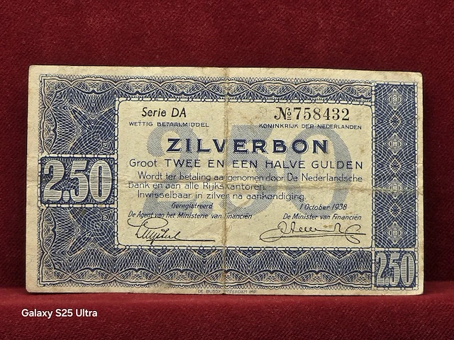 Zilveren munten & bankbiljetten nederland - afbeelding 58 van  105