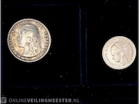 Zilveren muntencoll. kon willem en kon wilhelmina - afbeelding 6 van  9