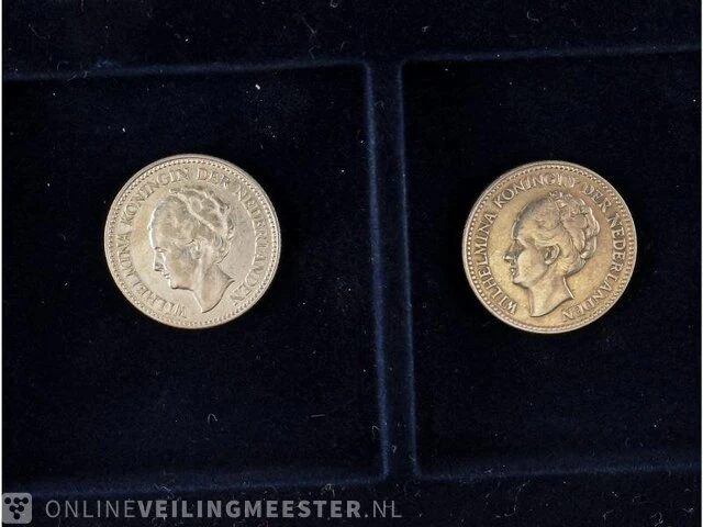 Zilveren muntencoll. kon willem en kon wilhelmina - afbeelding 9 van  9