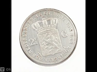 Zilveren rijksdaalder koning willem 1869 - afbeelding 2 van  2