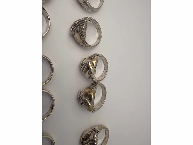 Zilveren ring (15x) - afbeelding 3 van  7