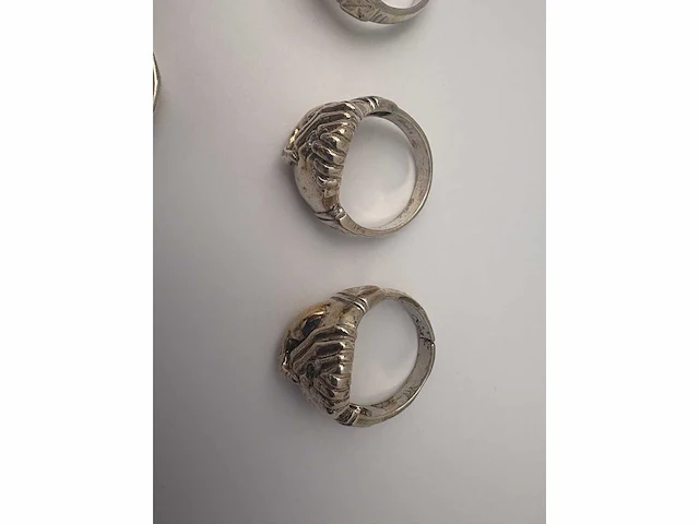 Zilveren ring (15x) - afbeelding 4 van  7