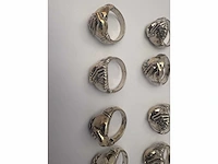 Zilveren ring (15x) - afbeelding 5 van  7