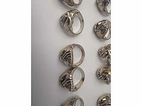Zilveren ring (15x) - afbeelding 6 van  7