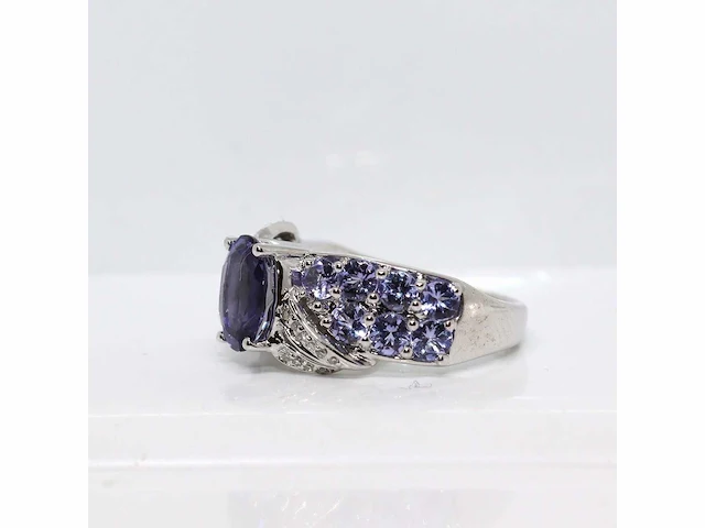 Zilveren ring met 3,60 crt. diamant - afbeelding 3 van  8
