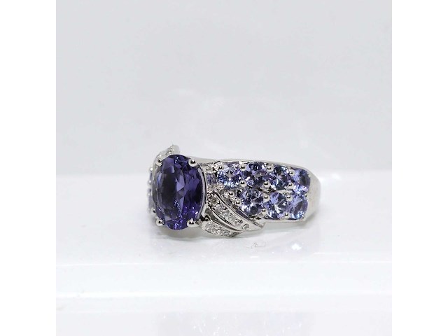 Zilveren ring met 3,60 crt. diamant - afbeelding 2 van  8