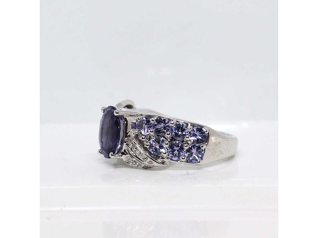 Zilveren ring met 3,60 crt. diamant - afbeelding 3 van  8