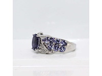 Zilveren ring met 3,60 crt. diamant - afbeelding 3 van  8