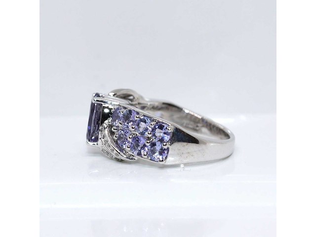 Zilveren ring met 3,60 crt. diamant - afbeelding 4 van  8