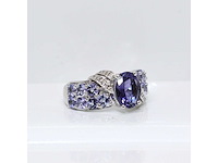 Zilveren ring met 3,60 crt. diamant - afbeelding 8 van  8