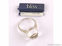 Zilveren ring met diamantje - afbeelding 7 van  11
