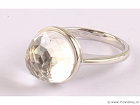 Zilveren ring met diamantje - afbeelding 10 van  11