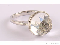 Zilveren ring met diamantje - afbeelding 11 van  11