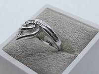 Zilveren ring met zirkonia - afbeelding 2 van  8