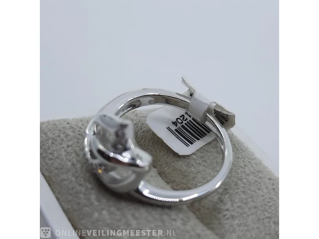 Zilveren ring met zirkonia - afbeelding 6 van  8