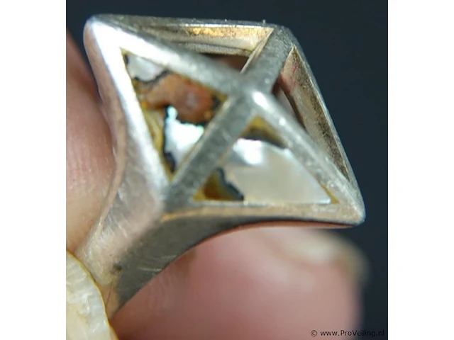 Zilveren? ring - afbeelding 2 van  3