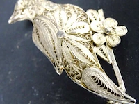 Zilveren?. villegrain broche - afbeelding 2 van  3