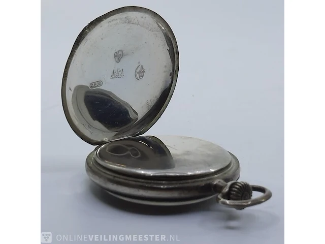 Zilveren zakhorloge, dubois et fils - afbeelding 5 van  9