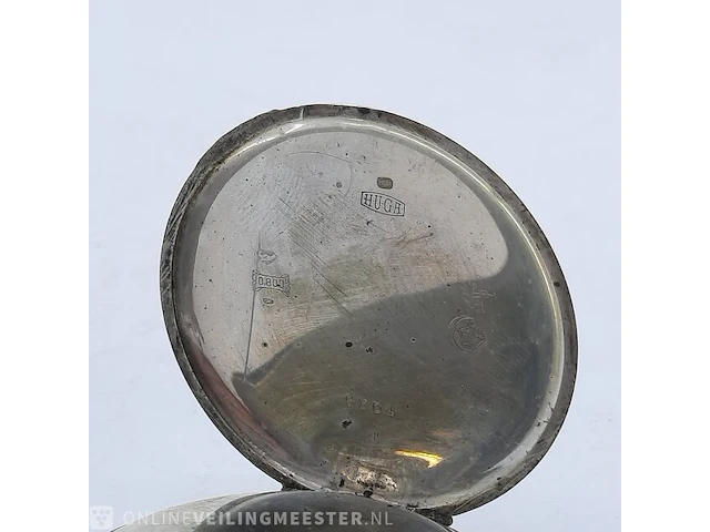 Zilveren zakhorloge huga - afbeelding 8 van  11