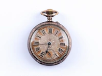 Zilveren zakhorloge - afbeelding 1 van  3