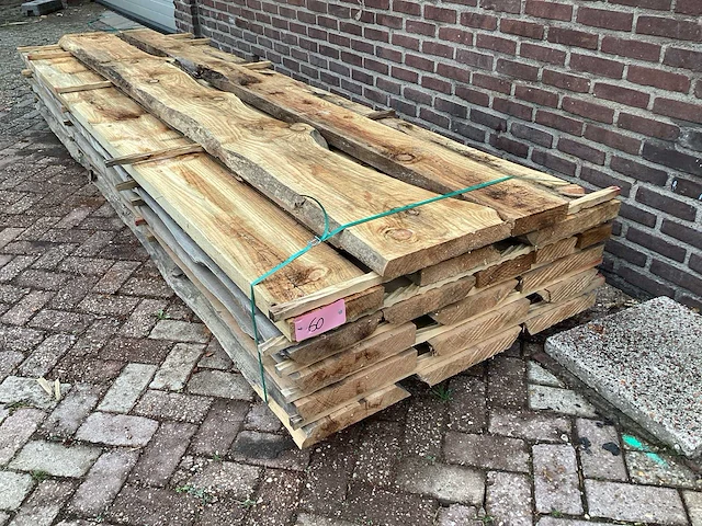 Zilverspar - kd ovengedroogd 3600x 1100x430 mm - schaaldeel (19x) - afbeelding 1 van  4