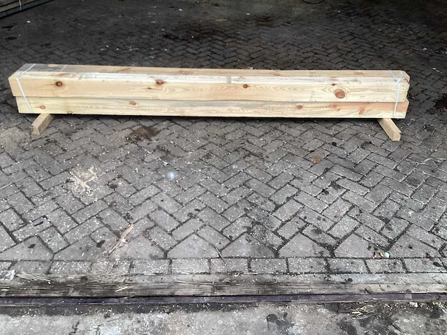 Zilverspar - kopmaat 150x150mm - balken (4x) - afbeelding 2 van  9