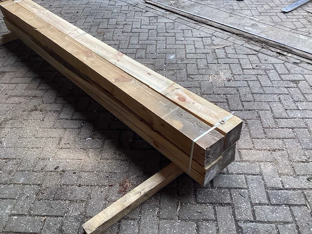 Zilverspar - kopmaat 150x150mm - balken (4x) - afbeelding 5 van  9