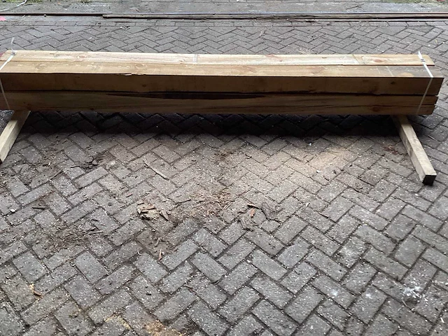 Zilverspar - kopmaat 150x150mm - balken (4x) - afbeelding 6 van  9