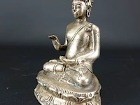 Zilvertinnen boeddha - afbeelding 2 van  3